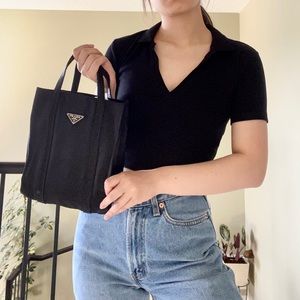 👜SOLD👜 PRADA Satin Nylon Mini Tote